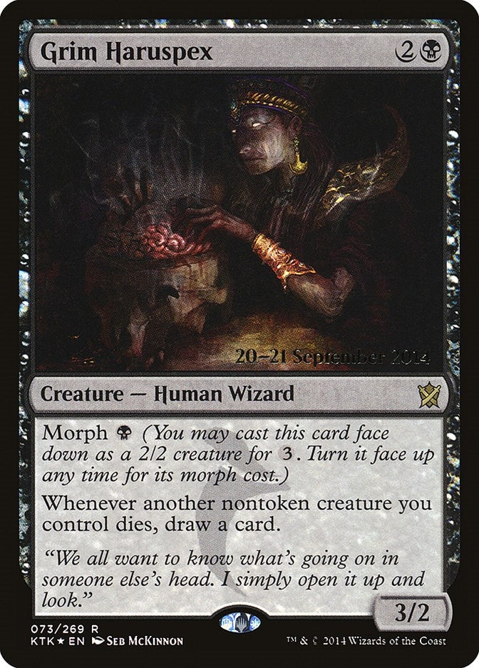 Image for Grim Haruspex (73) [Prerelease Cards] - Magic: The Gathering