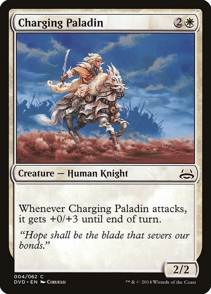 Image for Charging Paladin (4) [Anthology] - Magic: The Gathering