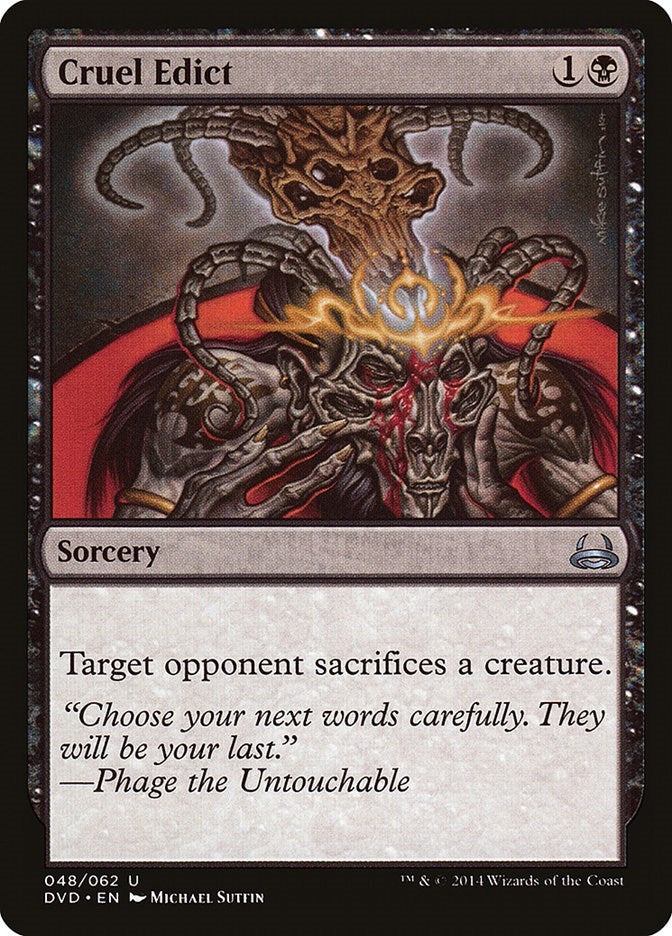 Image for Cruel Edict (48) [Anthology] - Magic: The Gathering