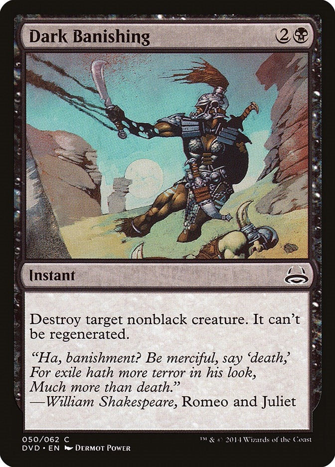 Image for Dark Banishing (50) [Anthology] - Magic: The Gathering