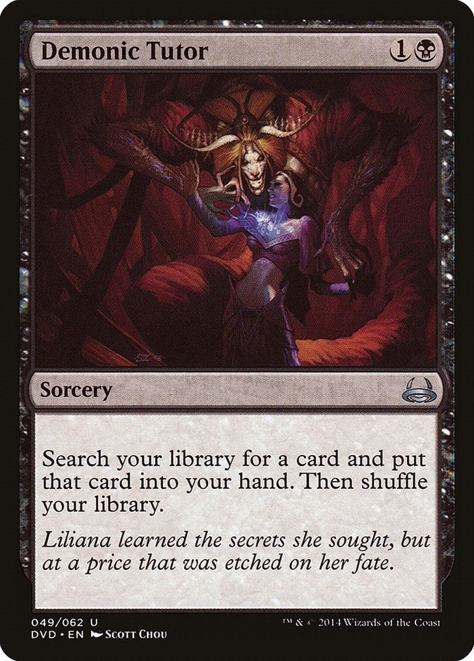 Image for Demonic Tutor (49) [Anthology] - Magic: The Gathering