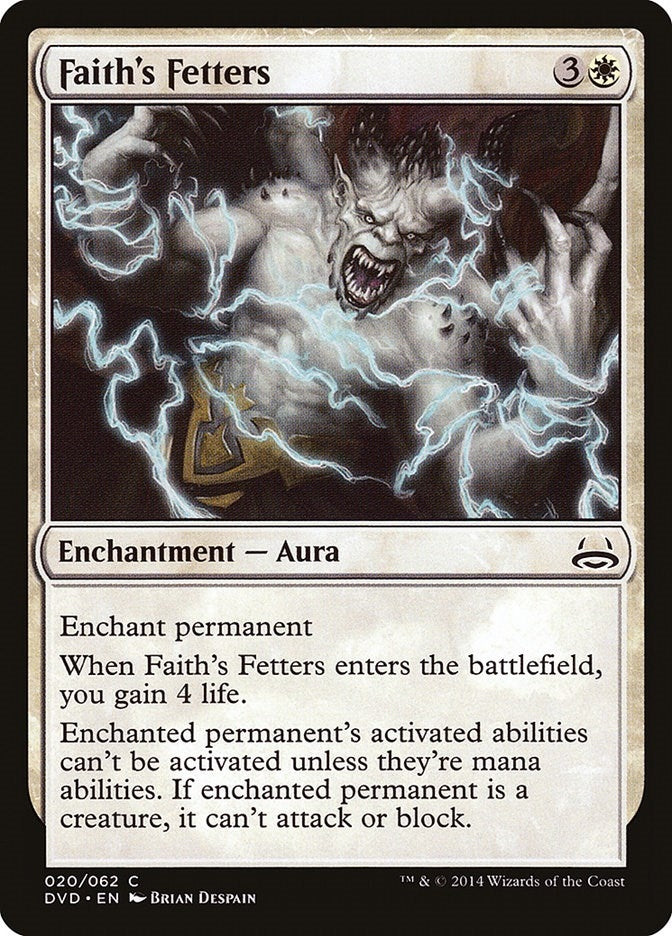 Image for Faith's Fetters (20) [Anthology] - Magic: The Gathering