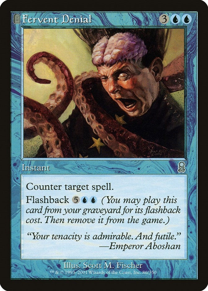 Image for Fervent Denial (86) [Odyssey] - Magic: The Gathering