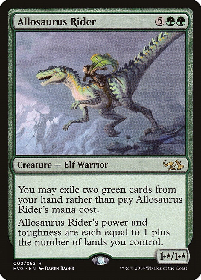 Image for Allosaurus Rider (2) [Anthology] - Magic: The Gathering