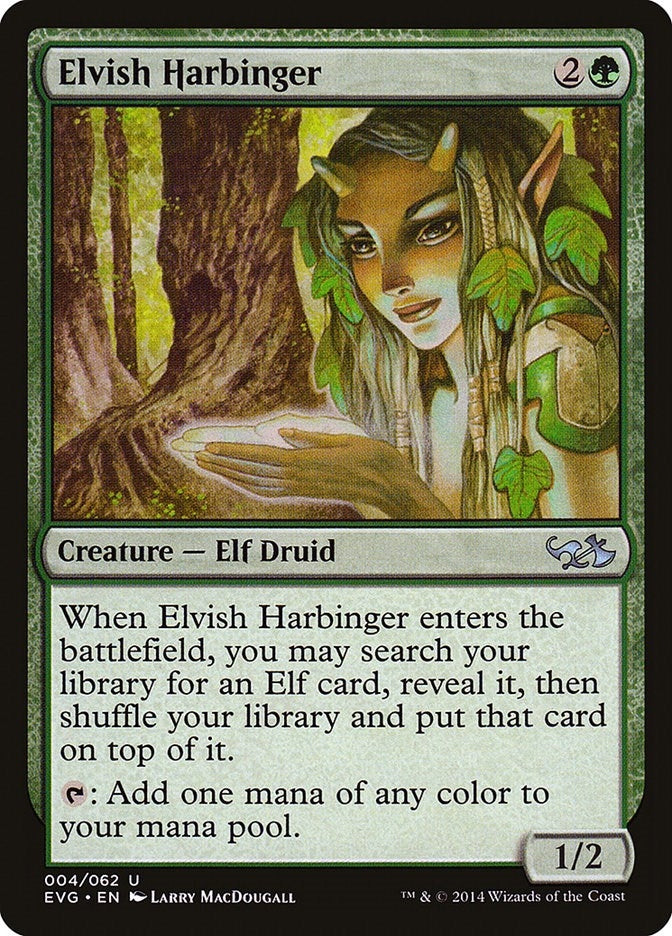 Image for Elvish Harbinger (4) [Anthology] - Magic: The Gathering