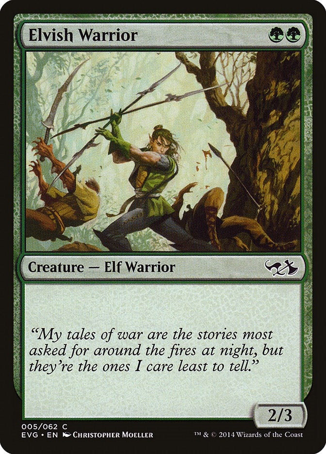 Image for Elvish Warrior (5) [Anthology] - Magic: The Gathering