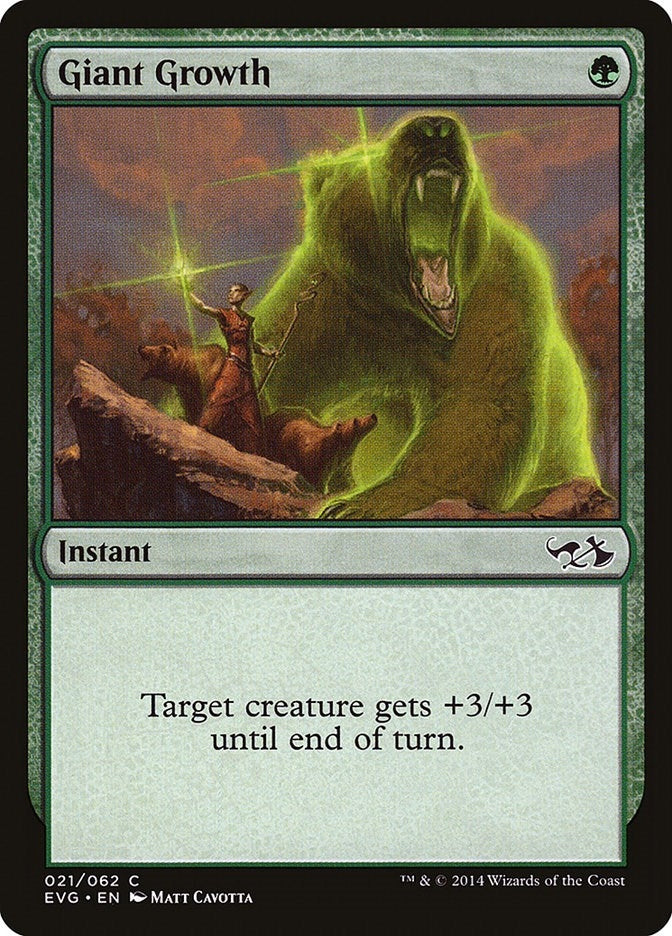 Image for Giant Growth (EVG) (21) [Anthology] - Magic: The Gathering