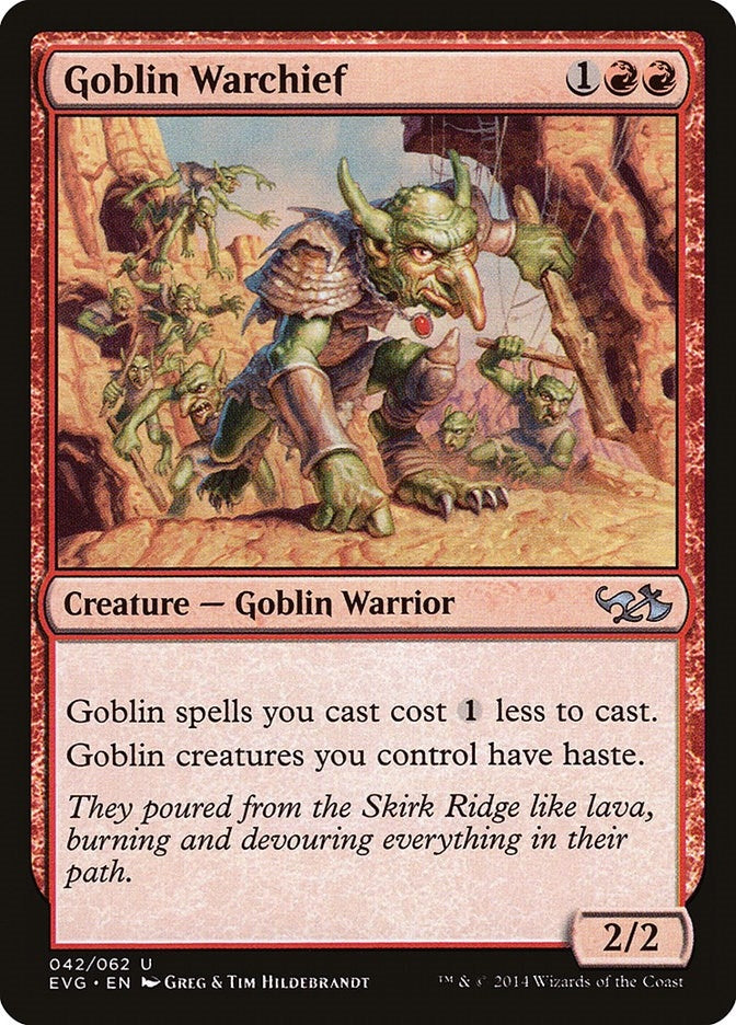 Image for Goblin Warchief (42) [Anthology] - Magic: The Gathering