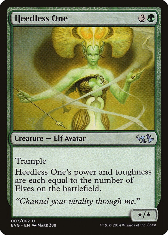 Heedless One (7) [Duel Decks: Anthology]