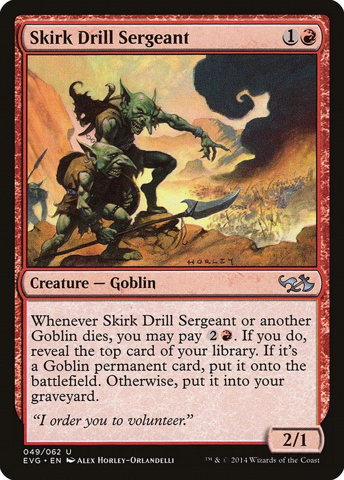 Image for Skirk Drill Sergeant (49) [Anthology] - Magic: The Gathering