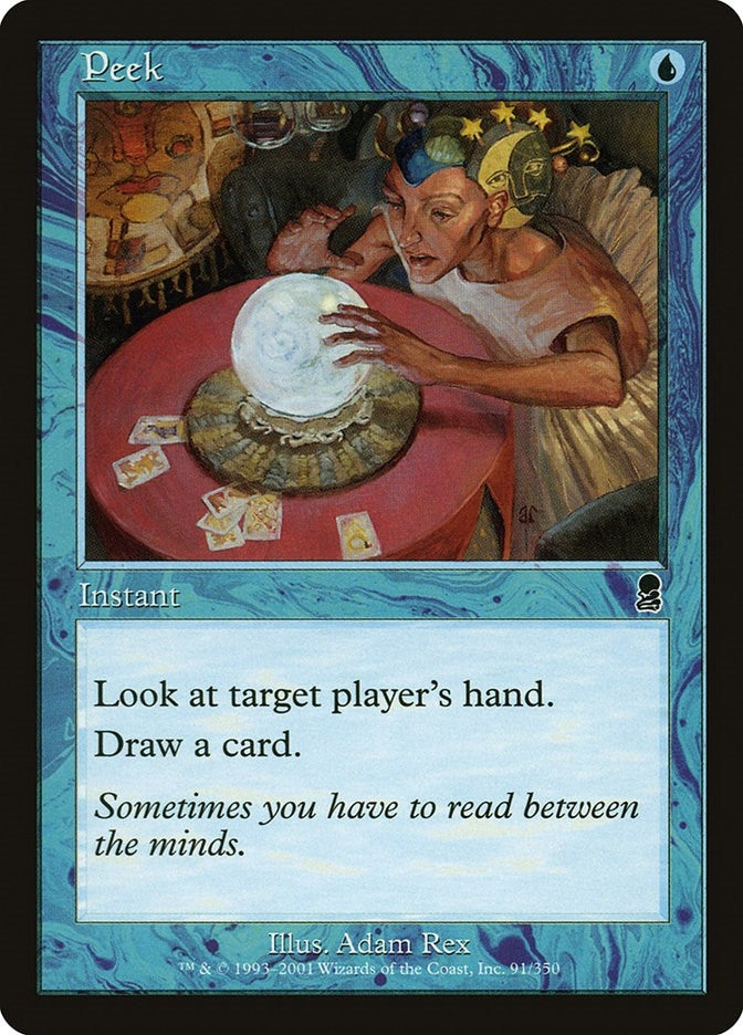 Image for Peek (91) [Odyssey] - Magic: The Gathering