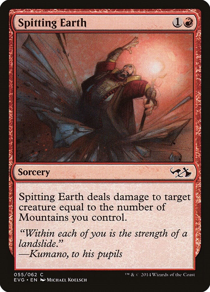 Image for Spitting Earth (55) [Anthology] - Magic: The Gathering
