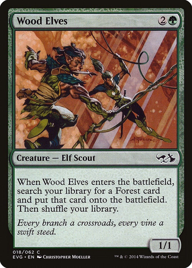 Image for Wood Elves (18) [Anthology] - Magic: The Gathering