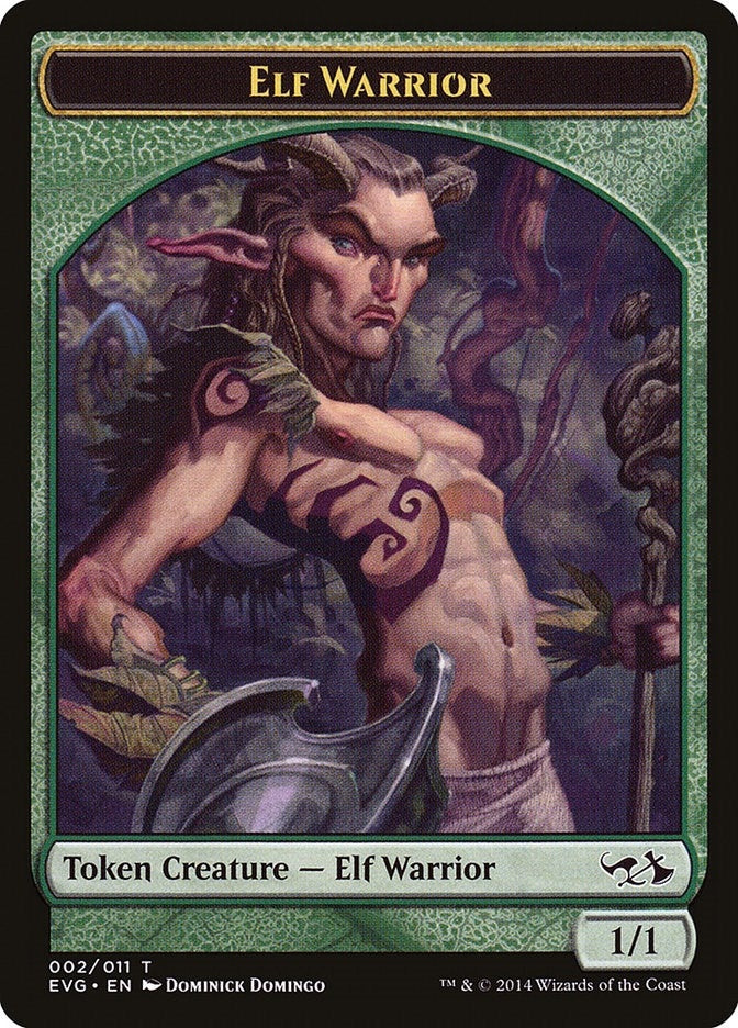 Image for Elf Warrior Token (2) [Anthology] - Magic: The Gathering