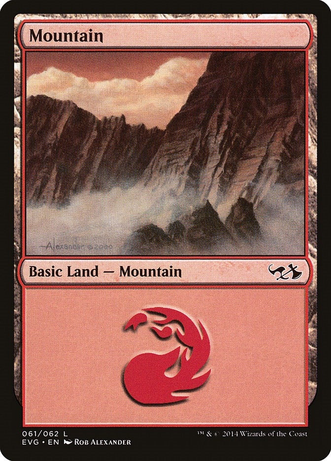 Image for Mountain (061) (EVG) (61) [Anthology] - Magic: The Gathering