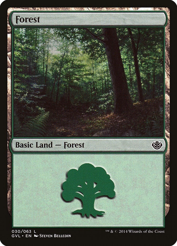 Image for Forest (030) (GVL) (30) [Anthology] - Magic: The Gathering