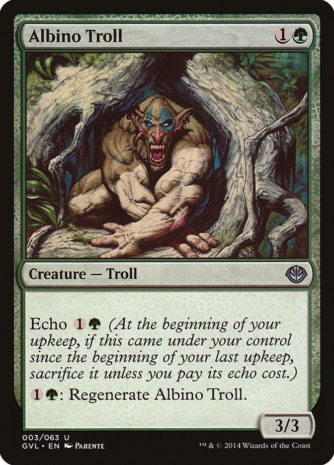 Image for Albino Troll (3) [Anthology] - Magic: The Gathering