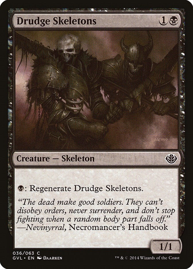 Drudge Skeletons (36) [Duel Decks: Anthology]