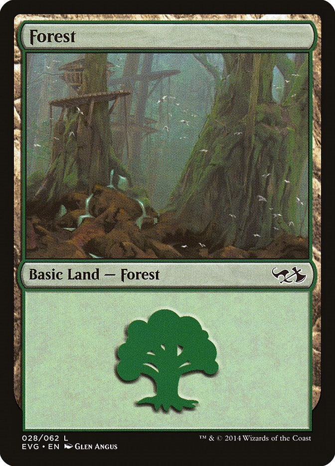Image for Forest (028) (EVG) (28) [Anthology] - Magic: The Gathering