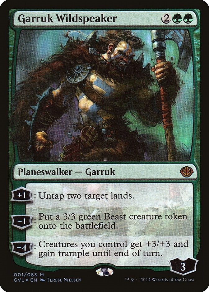Image for Garruk Wildspeaker (1) [Anthology] - Magic: The Gathering