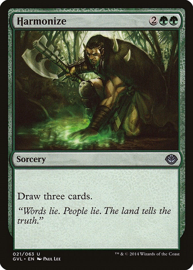 Image for Harmonize (GVL) (21) [Anthology] - Magic: The Gathering