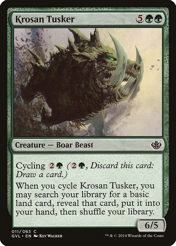 Image for Krosan Tusker (11) [Anthology] - Magic: The Gathering