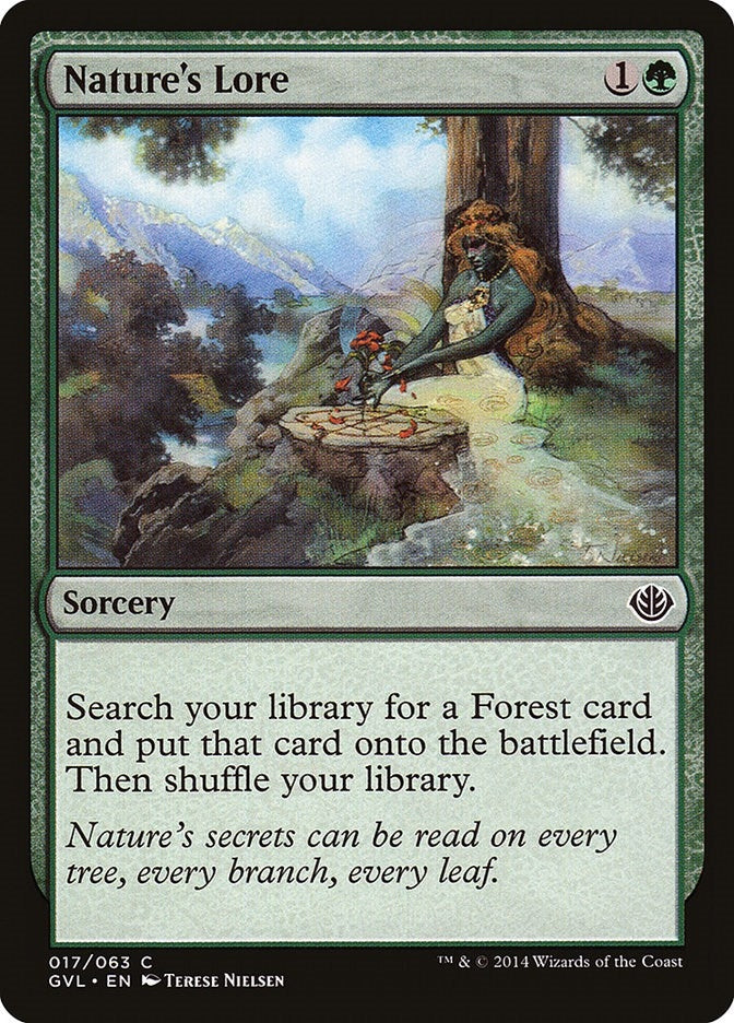 Nature's Lore (17) [Duel Decks: Anthology]