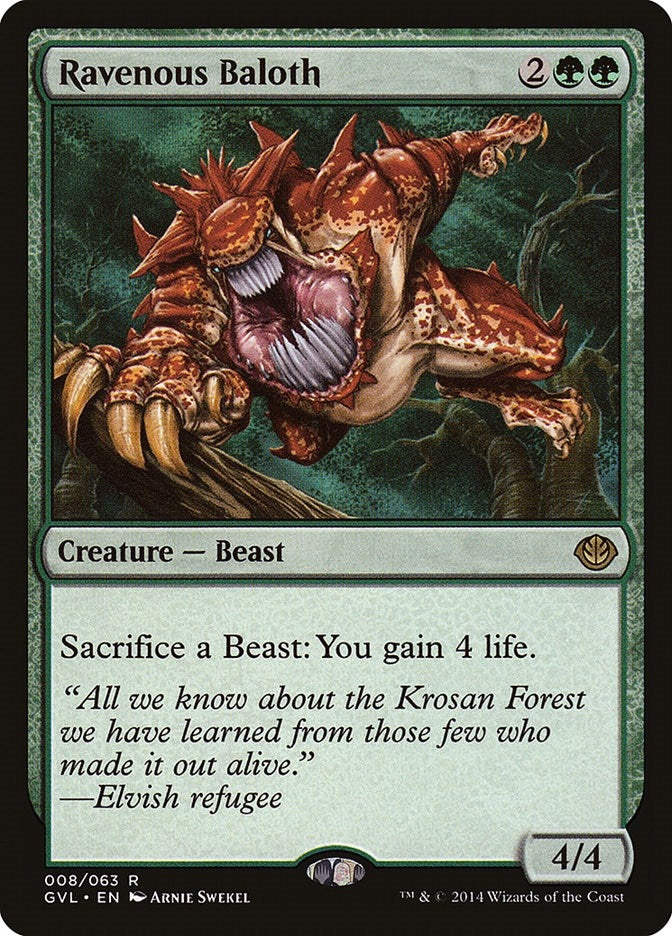 Image for Ravenous Baloth (8) [Anthology] - Magic: The Gathering