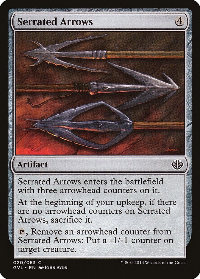 Image for Serrated Arrows (20) [Anthology] - Magic: The Gathering