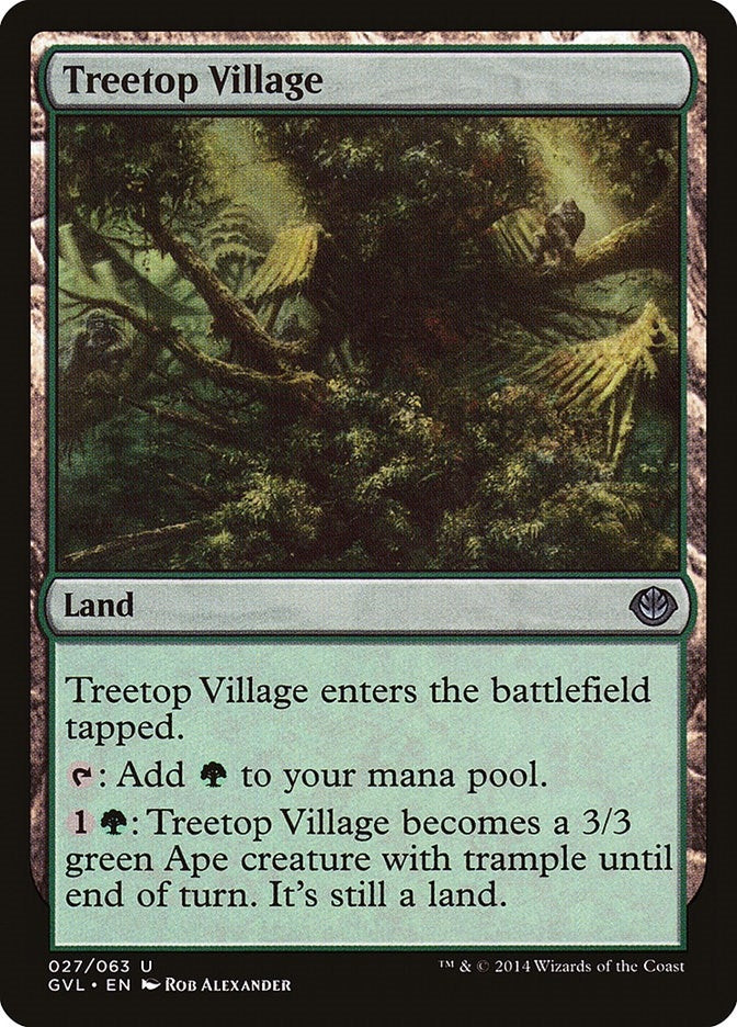 Image for Treetop Village (27) [Anthology] - Magic: The Gathering