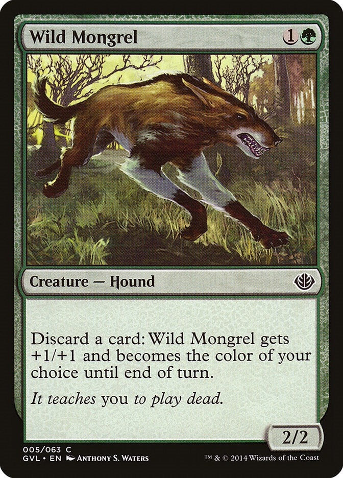 Image for Wild Mongrel (5) [Anthology] - Magic: The Gathering