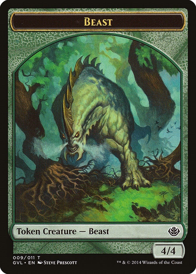 Image for Beast Token (009) (9) [Anthology] - Magic: The Gathering