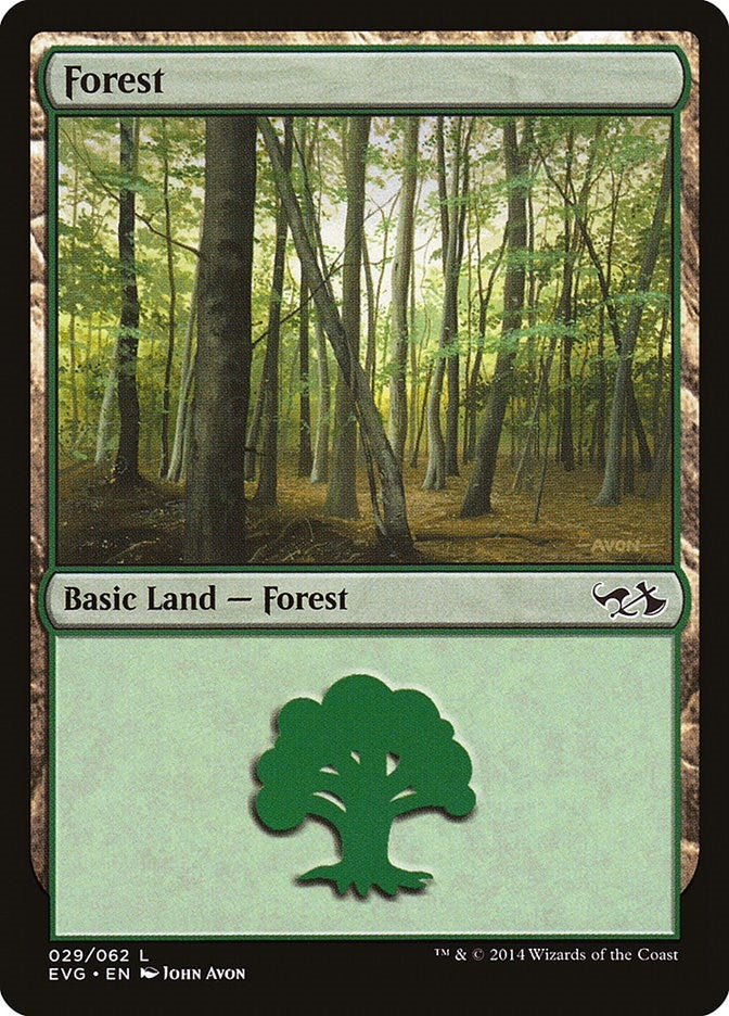Image for Forest (029) (EVG) (29) [Anthology] - Magic: The Gathering