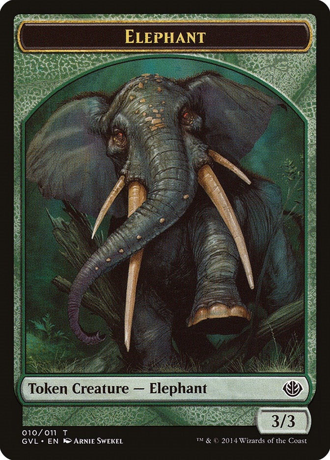 Image for Elephant Token (10) [Anthology] - Magic: The Gathering