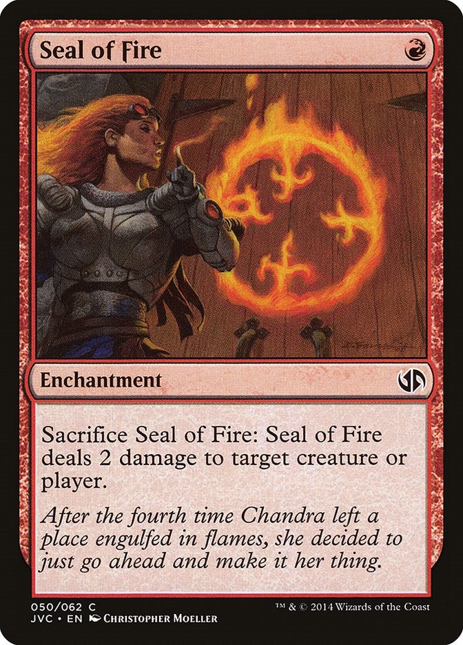 Image for Seal of Fire (50) [Anthology] - Magic: The Gathering