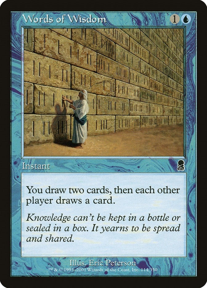 Image for Words of Wisdom (114) [Odyssey] - Magic: The Gathering