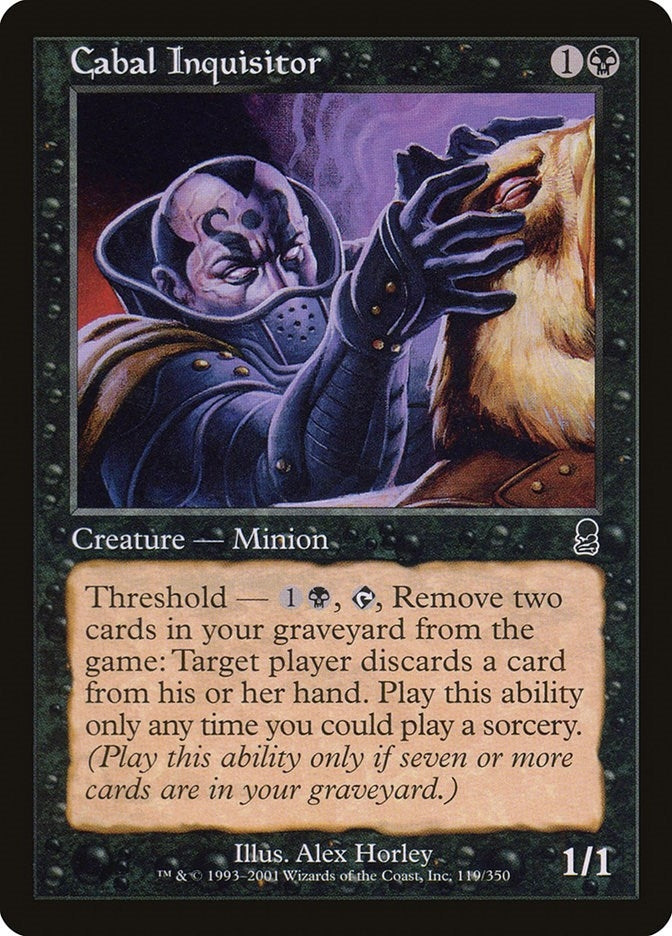 Image for Cabal Inquisitor (119) [Odyssey] - Magic: The Gathering