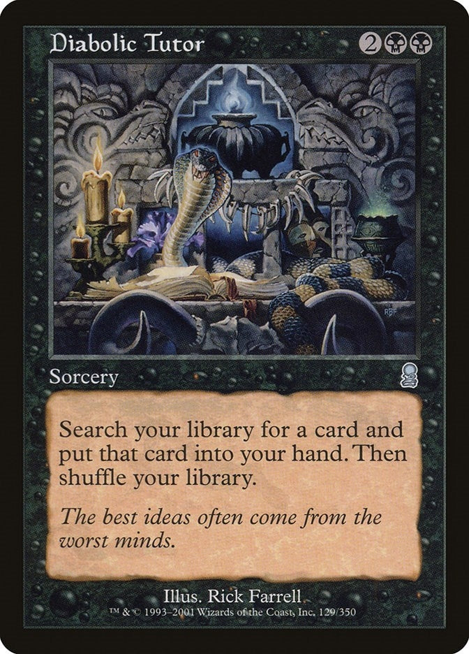 Image for Diabolic Tutor (129) [Odyssey] - Magic: The Gathering