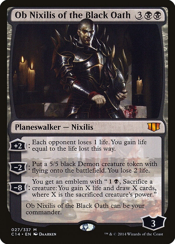 Image for Ob Nixilis of the Black Oath (27) [Commander 2014] - Magic: The Gathering