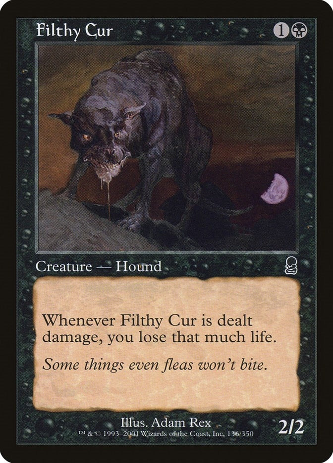 Image for Filthy Cur (136) [Odyssey] - Magic: The Gathering