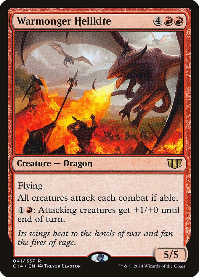 Image for Warmonger Hellkite (41) [Commander 2014] - Magic: The Gathering