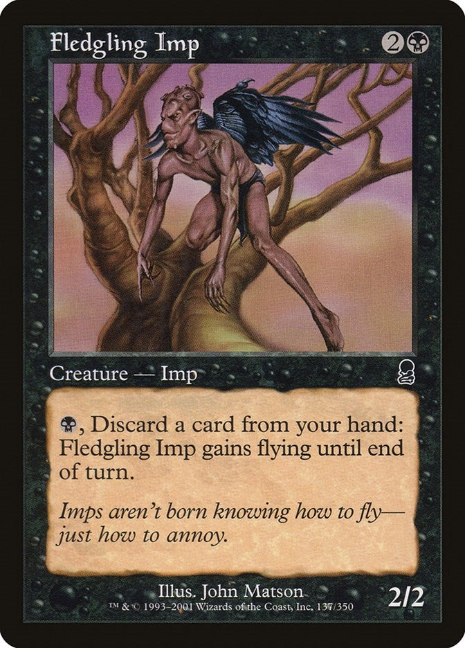 Image for Fledgling Imp (137) [Odyssey] - Magic: The Gathering