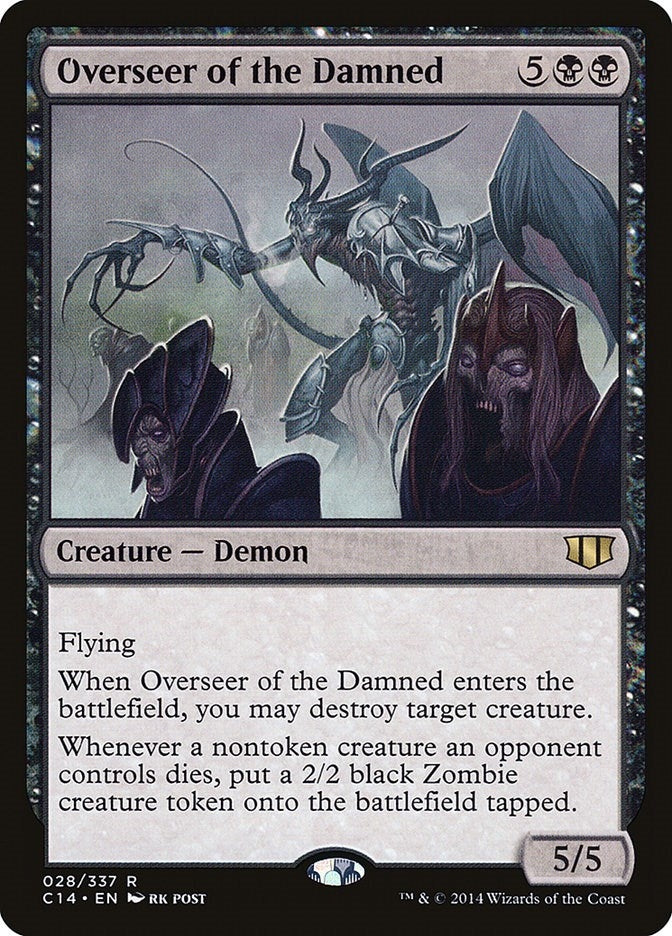 Image for Overseer of the Damned (28) [Commander 2014] - Magic: The Gathering