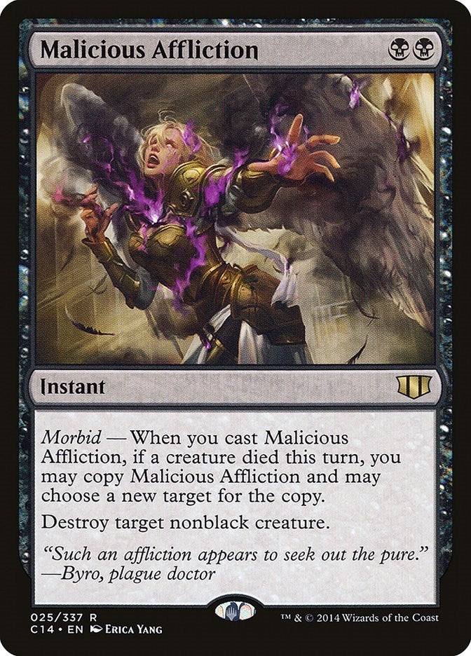 Image for Malicious Affliction (25) [Commander 2014] - Magic: The Gathering