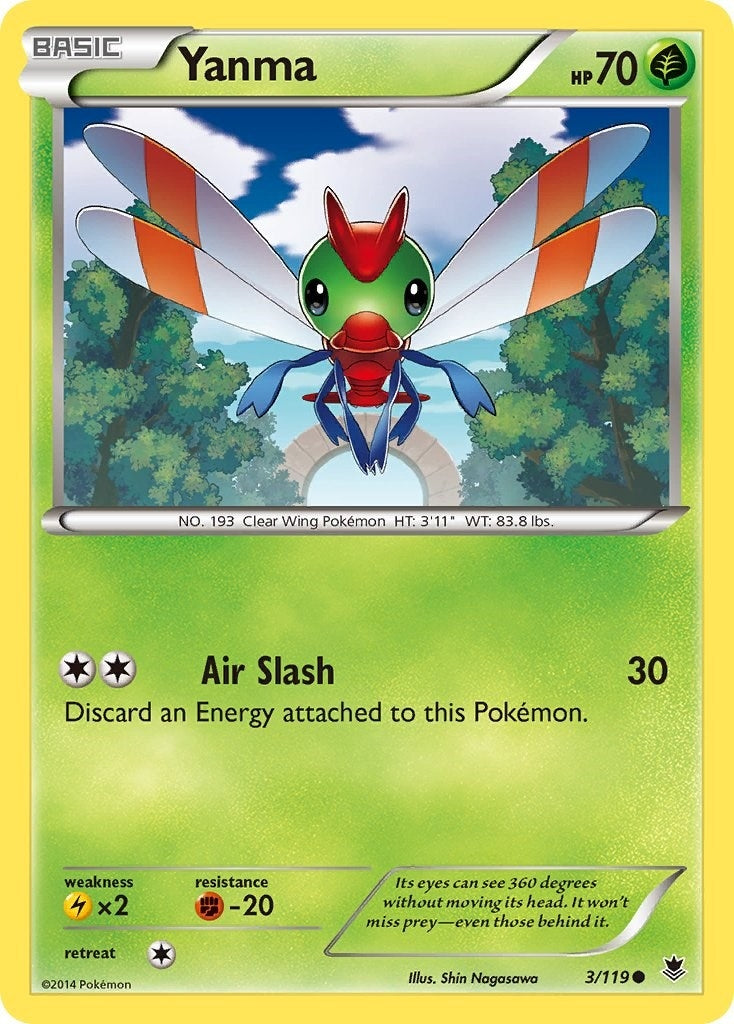 Image for Yanma (3/119) [XY - Phantom Forces] - Pokemon