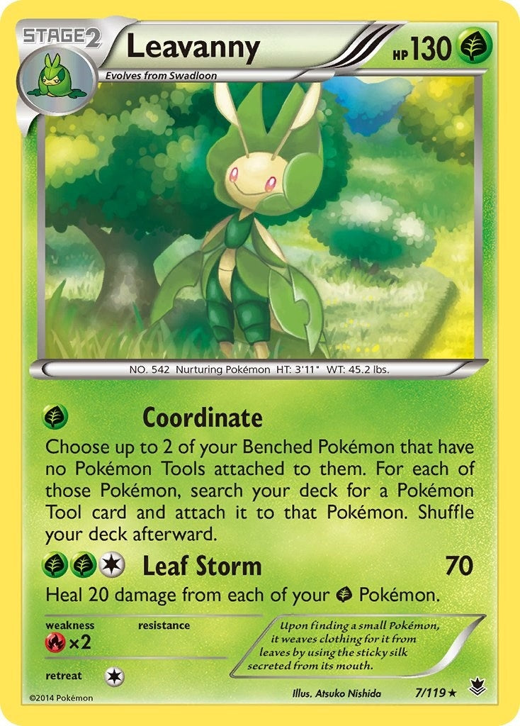 Image for Leavanny (7/119) [XY - Phantom Forces] - Pokemon