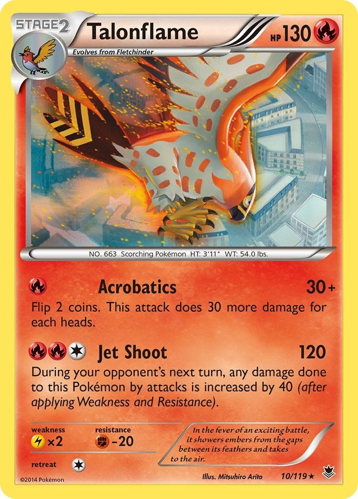 Image for Talonflame (10/119) [XY - Phantom Forces] - Pokemon