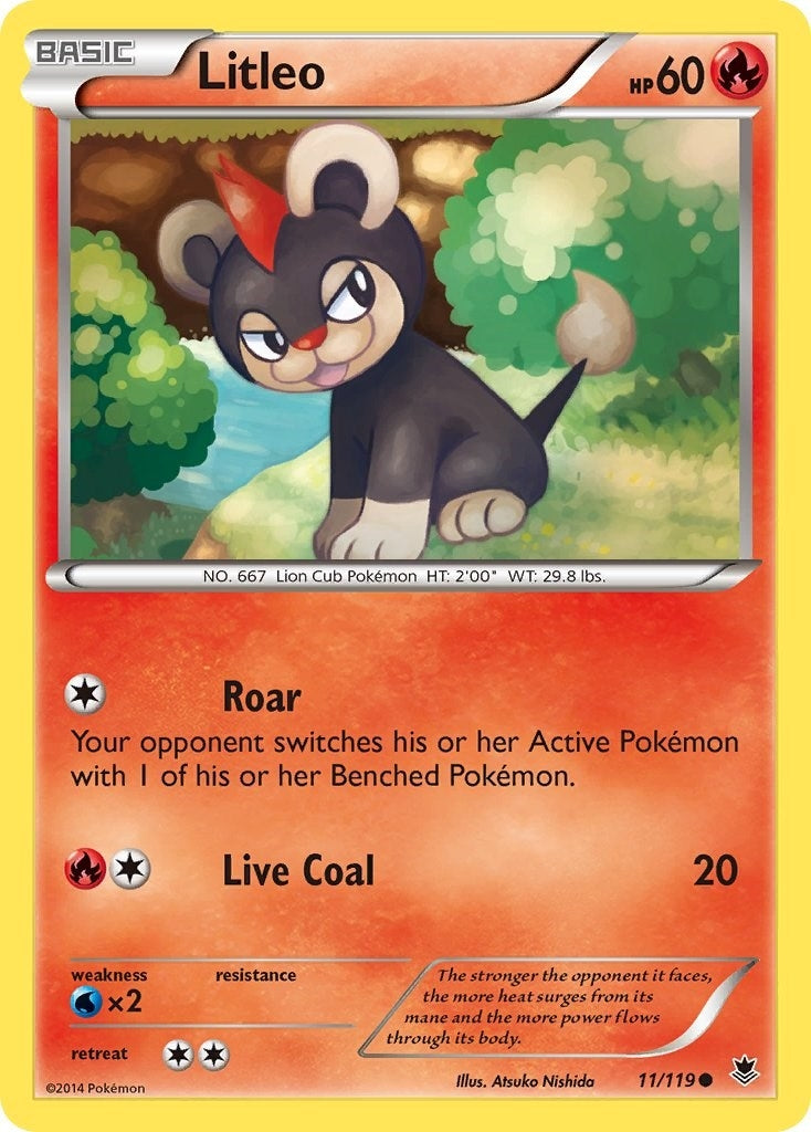 Image for Litleo (11/119) [XY - Phantom Forces] - Pokemon