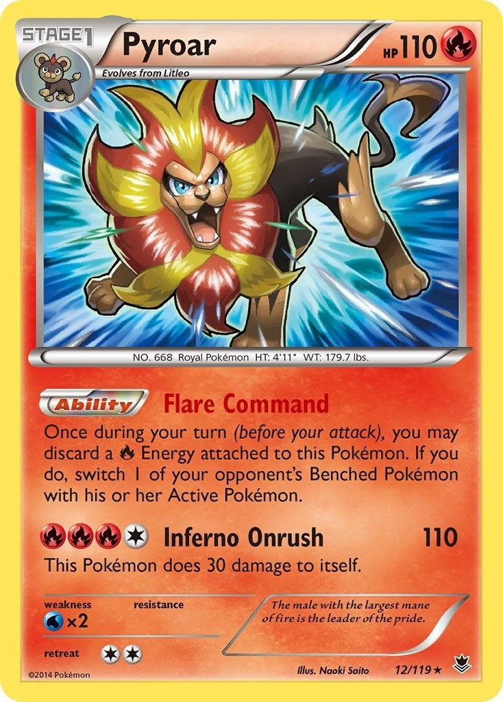 Image for Pyroar (12/119) [XY - Phantom Forces] - Pokemon