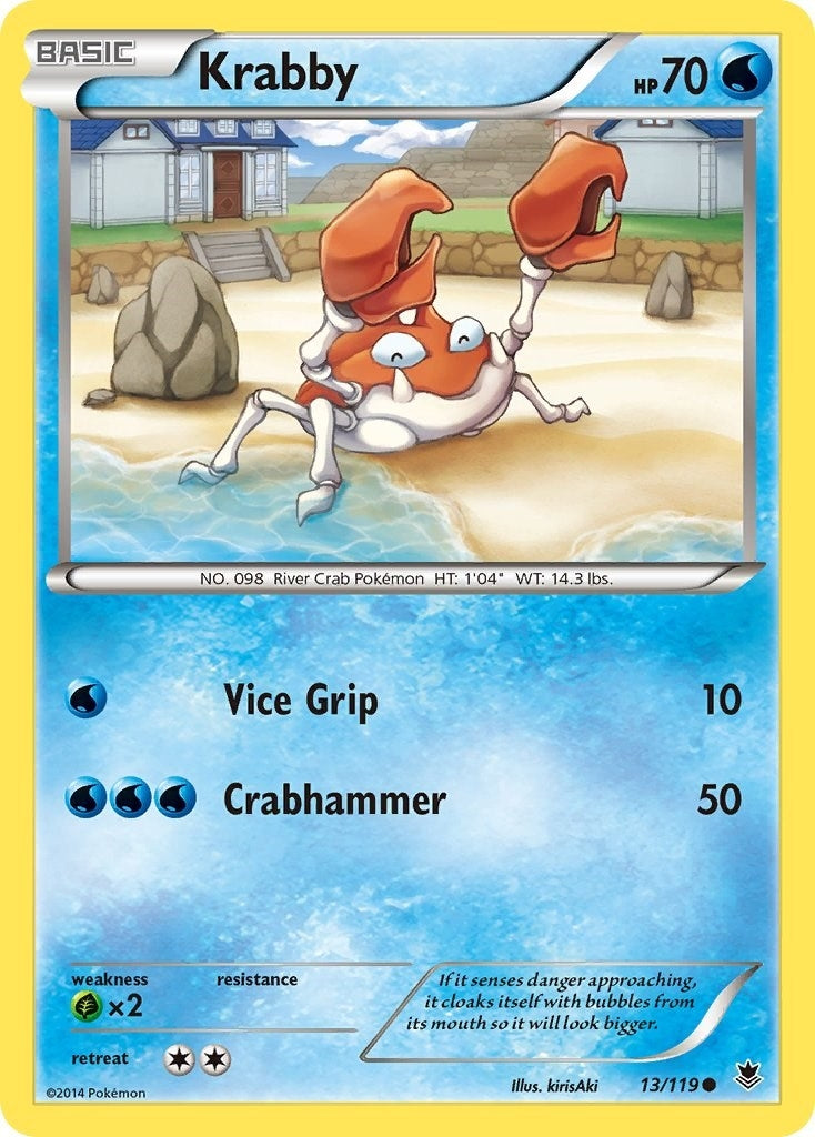 Image for Krabby (13/119) [XY - Phantom Forces] - Pokemon